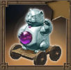 Silvered Lucky Cat